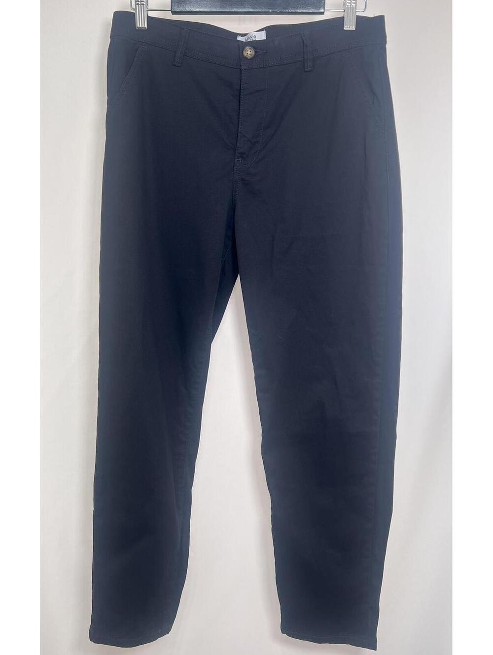 NEW Kensie Black Chino Style Pants Stretch Cotton Women's Size 10